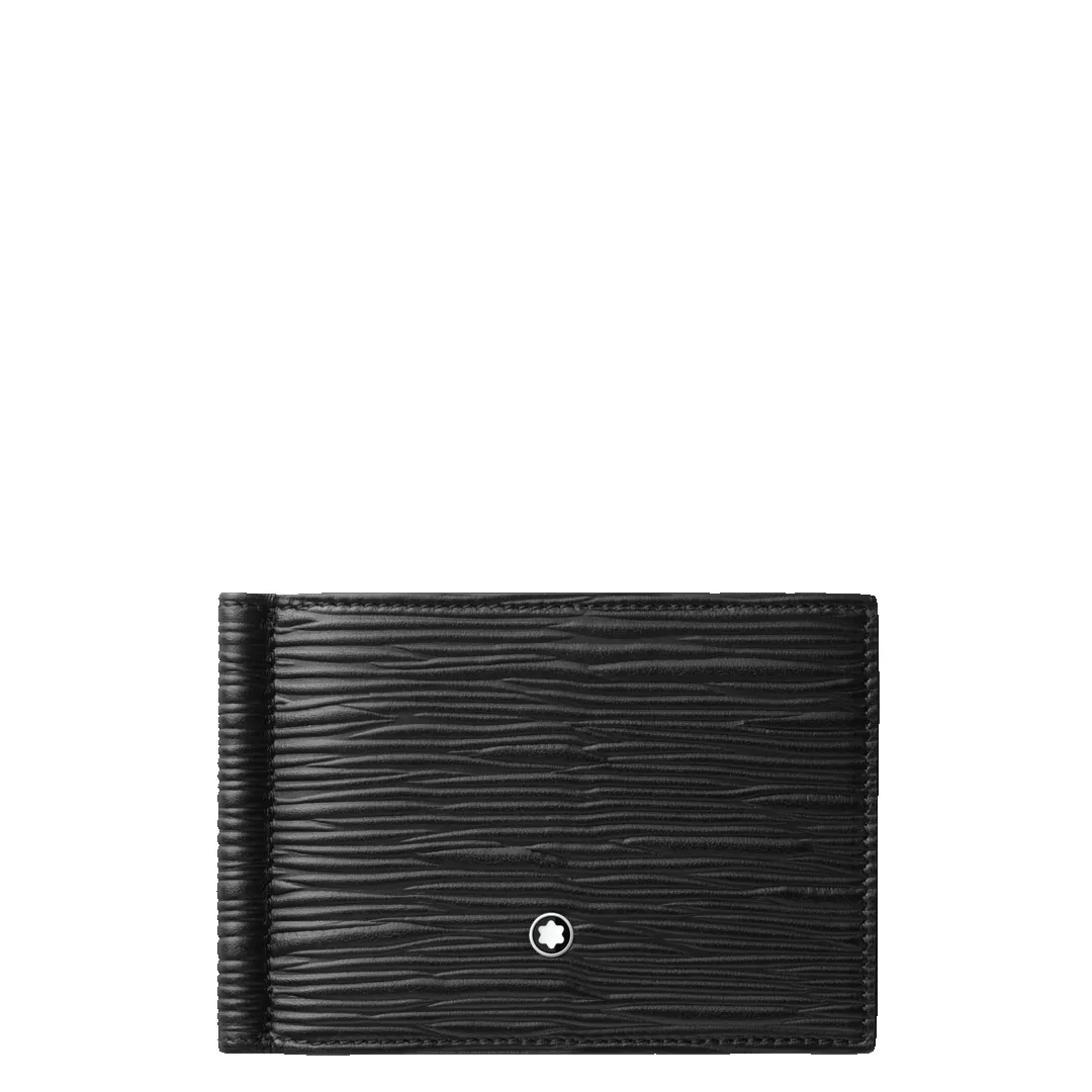 Montblanc Meisterstuck 4810 Wallet 6cc with Money Clip Black sold by Jura Watches