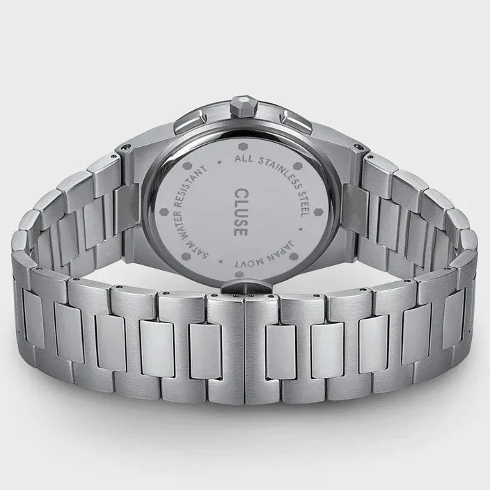 Cluse Vigoureux Chrono Green Silver sold by Jura Watches product image thumbnail 3