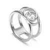 Gucci Interlocking Motif Sterling Silver Ring sold by Jura Watches