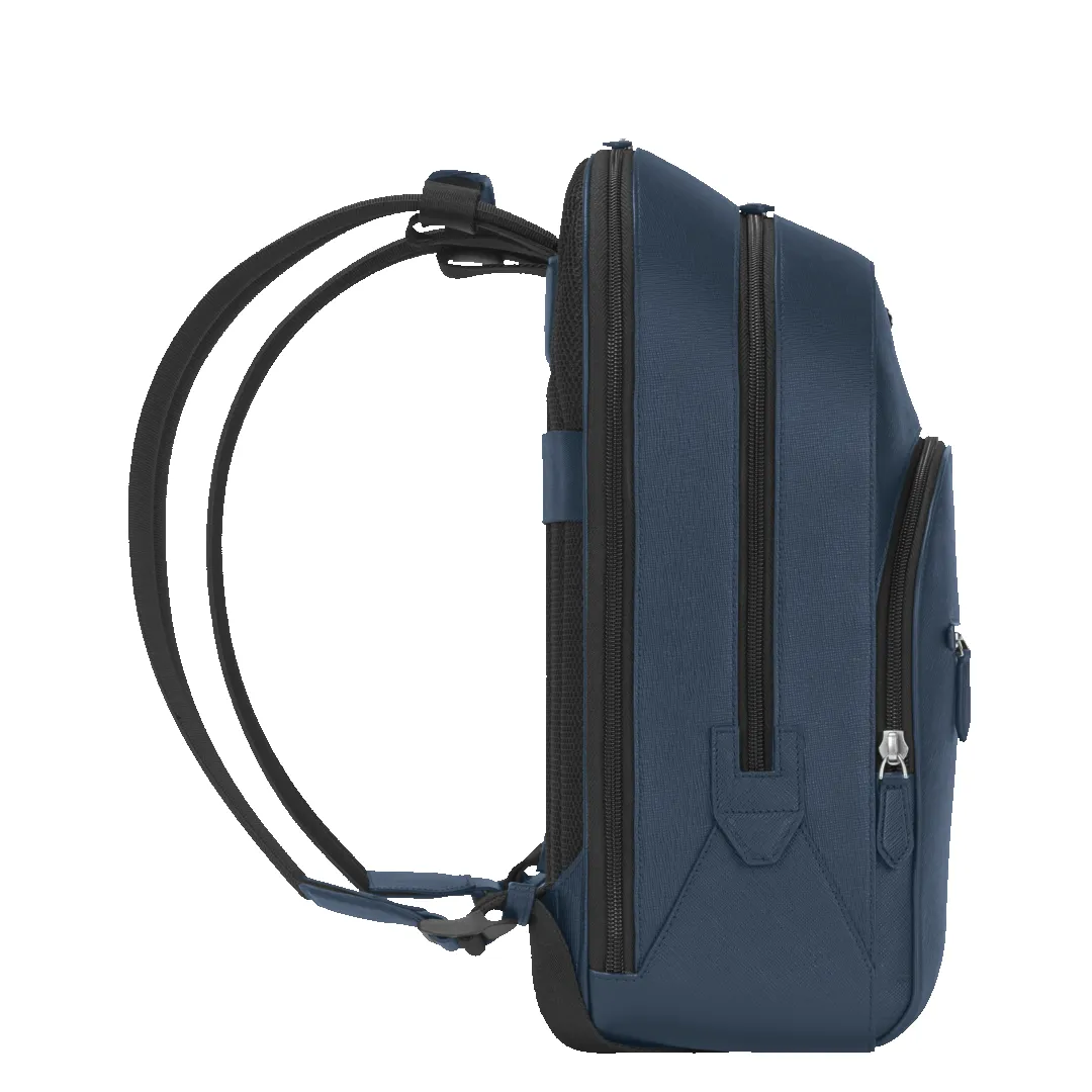 Montblanc Montblanc Sartorial Large Backpack 3 Compartments Ink Blue D sold by Jura Watches product image thumbnail 3