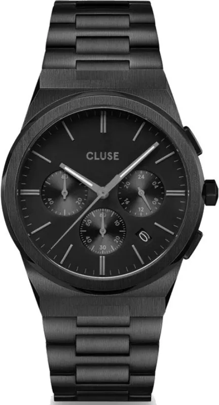 Cluse Vigoureux Chrono Full Black made by Jura Watches