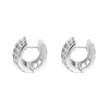 18ct White Gold 0.53ct Pink Sapphire Hoop Earrings sold by Jura Watches