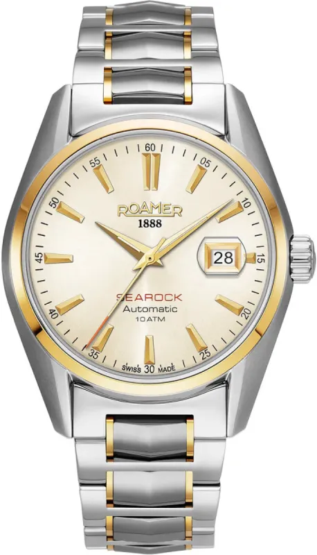 Roamer Searock Automatic Champagne Watch sold by Jura Watches