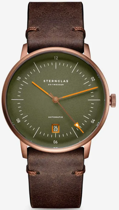 Sternglas Naos Automatic Edition Bronze sold by Jura Watches