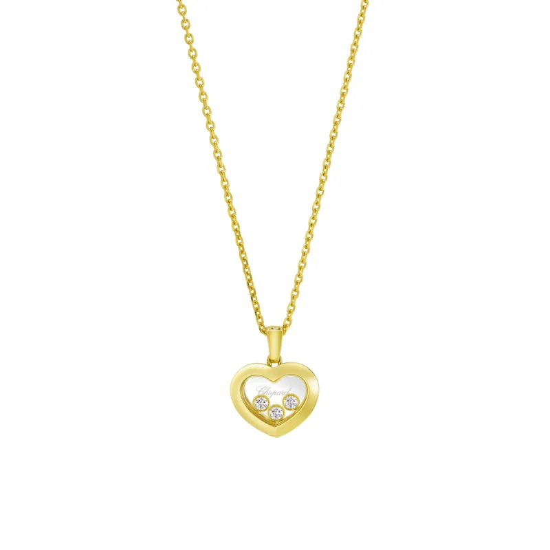 Chopard Happy Diamonds Icons 18ct Yellow Gold 0.15ct Diamond Pendant sold by Jura Watches