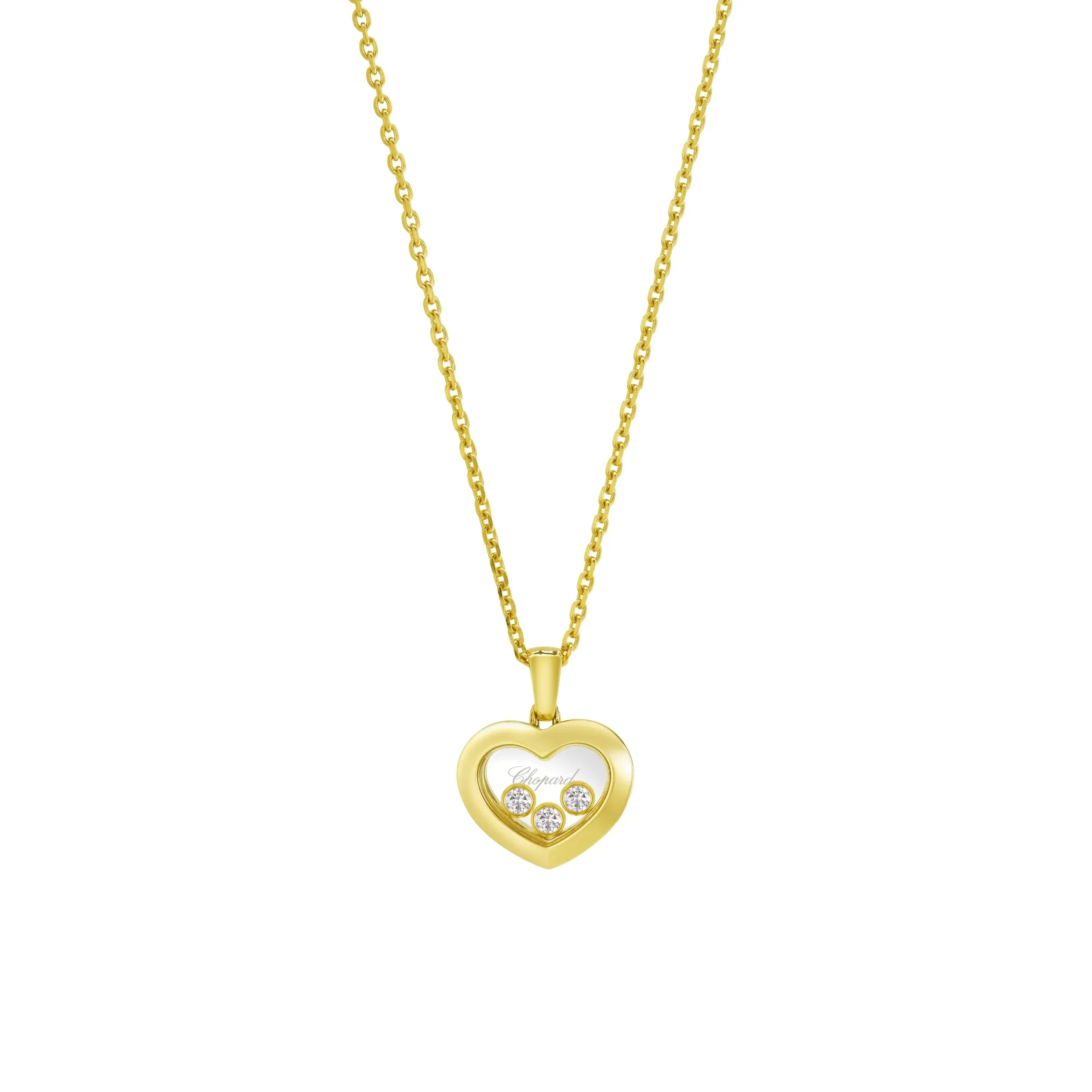 Chopard Happy Diamonds Icons 18ct Yellow Gold 0.15ct Diamond Pendant sold by Jura Watches