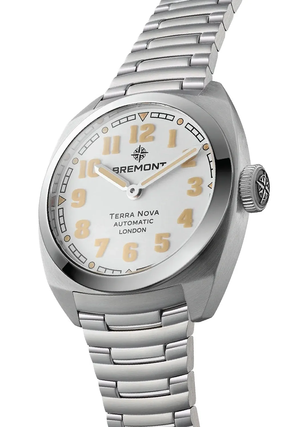 Bremont Terra Nova 38 White Bracelet Watch sold by Jura Watches product image thumbnail 3