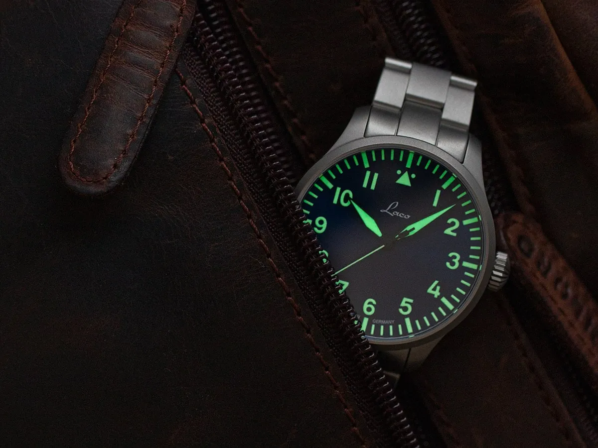Laco Pilot Basic Augsburg Blue Hour Bracelet sold by Jura Watches product image thumbnail 2