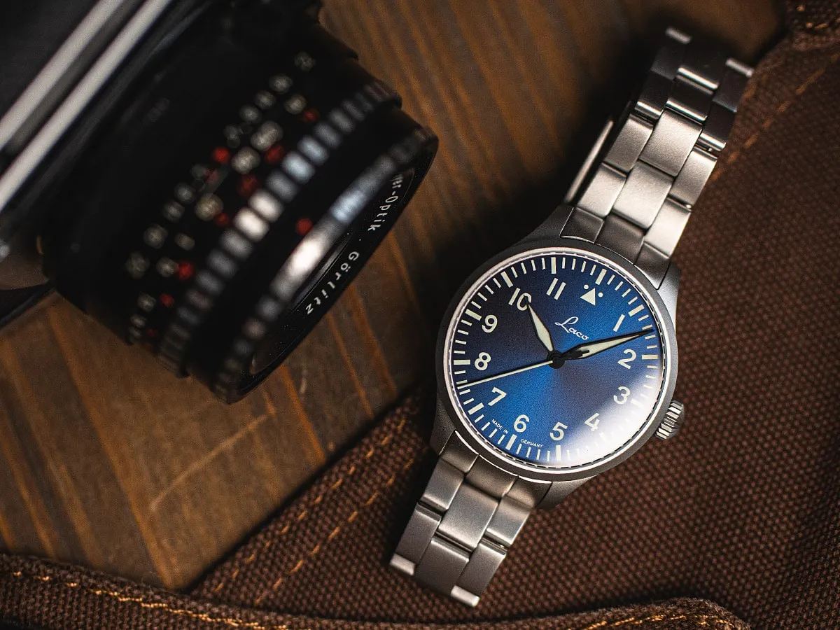 Laco Pilot Basic Augsburg Blue Hour Bracelet sold by Jura Watches product image thumbnail 4