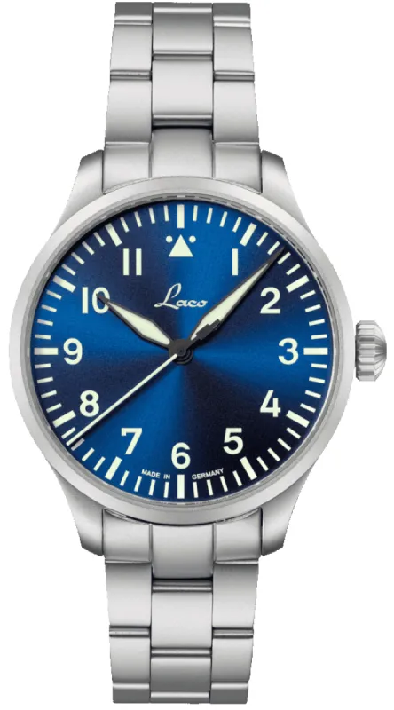 Laco Pilot Basic Augsburg Blue Hour Bracelet made by Jura Watches