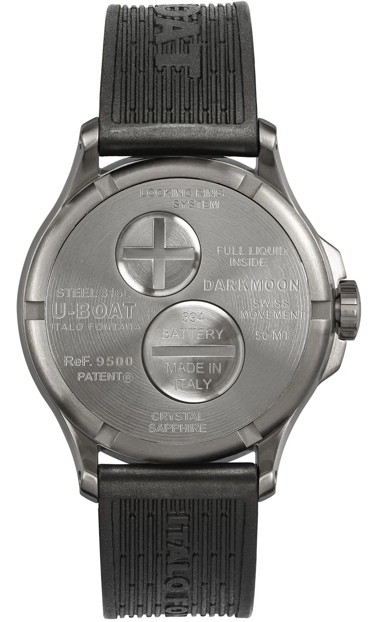 U-Boat Darkmoon 40mm Red SS Soleil sold by Jura Watches product image thumbnail 2