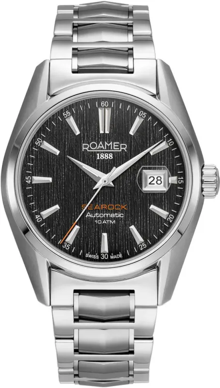 Roamer Searock Automatic Black Watch sold by Jura Watches