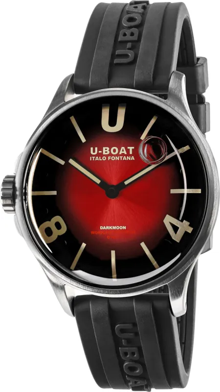 U-Boat Darkmoon 40mm Red SS Soleil made by U-Boat