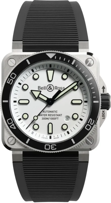 Bell & Ross BR 03 Diver White Steel Watch sold by Jura Watches