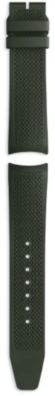 IWC Strap Rubber Portugieser Chrono 20/18mm Olive sold by Jura Watches
