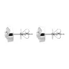 18ct White Gold 0.36ct Diamond Ribbon Edge Stud Earrings sold by Jura Watches
