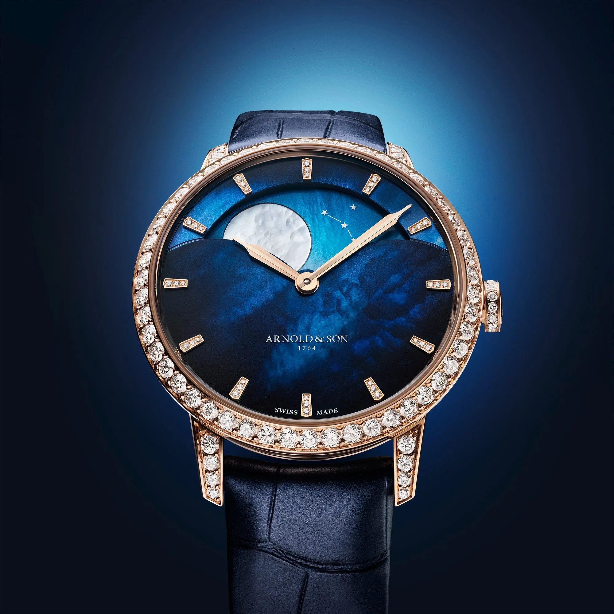 Arnold & Son Perpetual Moon 38 Rose Gold Watch sold by Jura Watches product image thumbnail 2