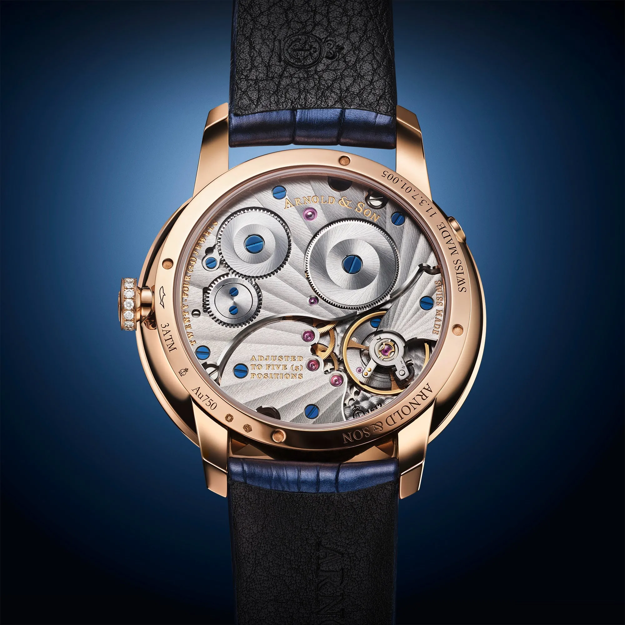 Arnold & Son Perpetual Moon 38 Rose Gold Watch sold by Jura Watches product image thumbnail 4