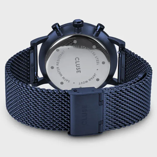 Cluse Aravis Chrono Mesh Full Blue Mens sold by Jura Watches product image thumbnail 3