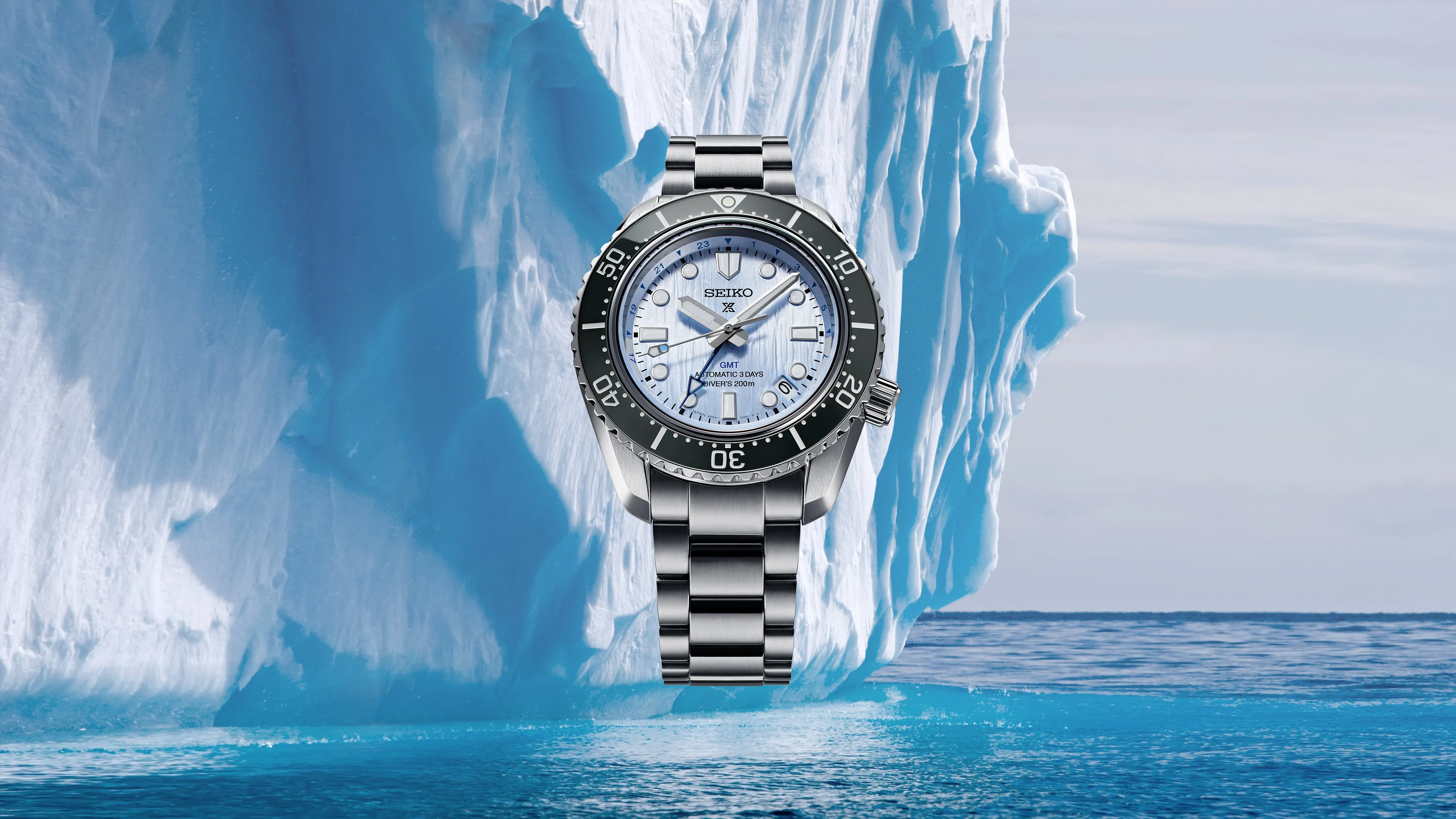 Seiko Watch Prospex Glacier Save The Ocean 110th Anniversary GMT Limited Edition sold by Jura Watches product image thumbnail 5