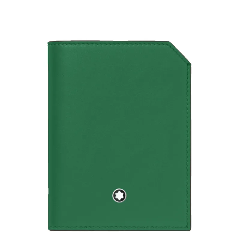 Montblanc Meisterstuck Selection Soft Mini Wallet 4cc Scottish Green sold by Jura Watches