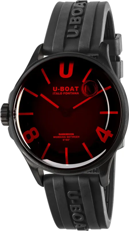 U-Boat Darkmoon 40mm Red PVD Glass sold by Jura Watches