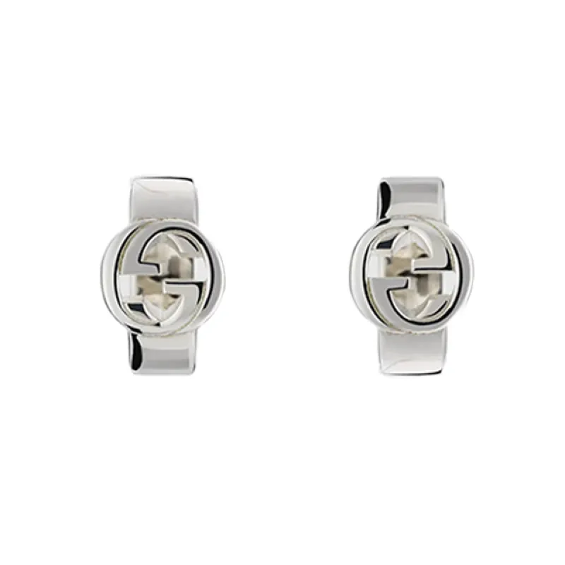 Gucci Interlocking Sterling Silver Earrings sold by Jura Watches