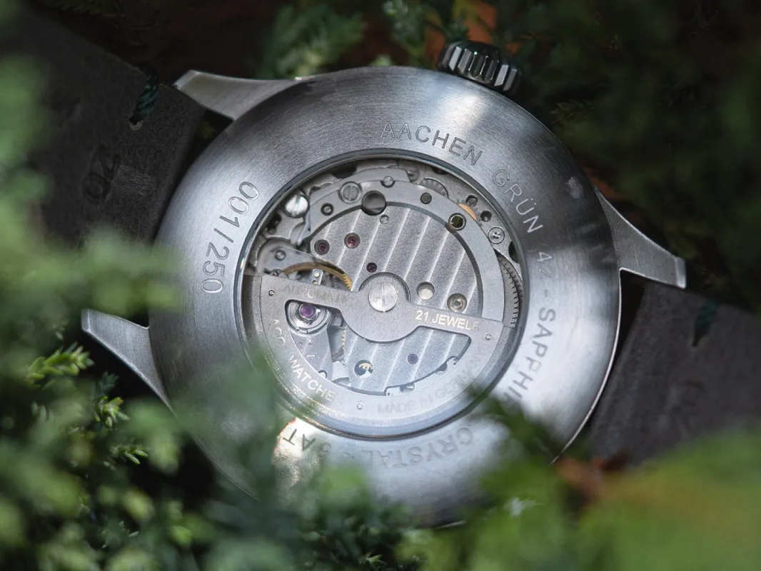 Laco Aachen Green 42 Limited Edition D made by Jura Watches