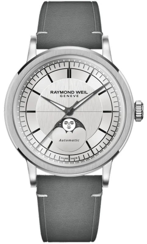 Raymond Weil Millesime Moon Phase 39.5mm Watch made by Raymond Weil