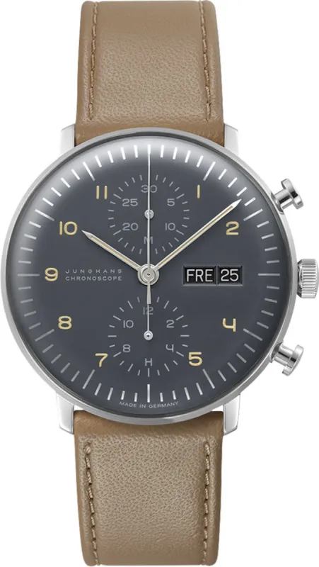 Junghans Watch Max Bill Chronoscope made by Jura Watches