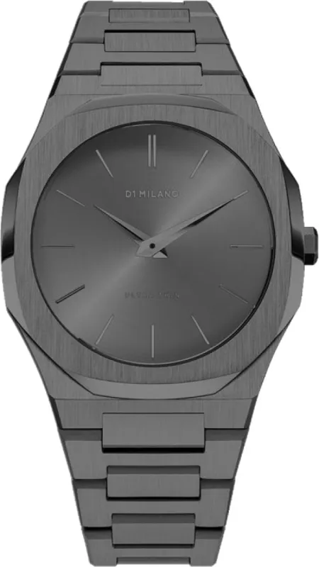 D1 Milano Ultra Thin Monoblock Anthracite Watch sold by Jura Watches