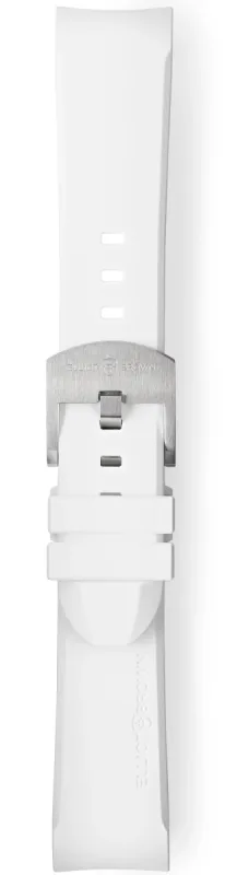 Elliot Brown Strap Leather 22mm White Steel Tongue Buckle sold by Jura Watches