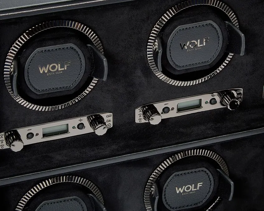 WOLF Watch Winder British Racing Black 6pc sold by Jura Watches product image thumbnail 3