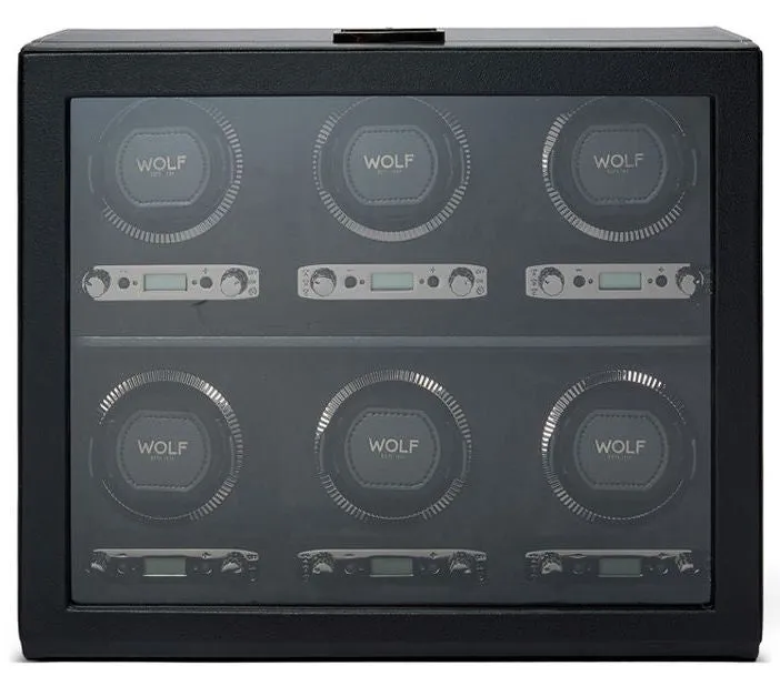 WOLF Watch Winder British Racing Black 6pc sold by Jura Watches product image thumbnail 5