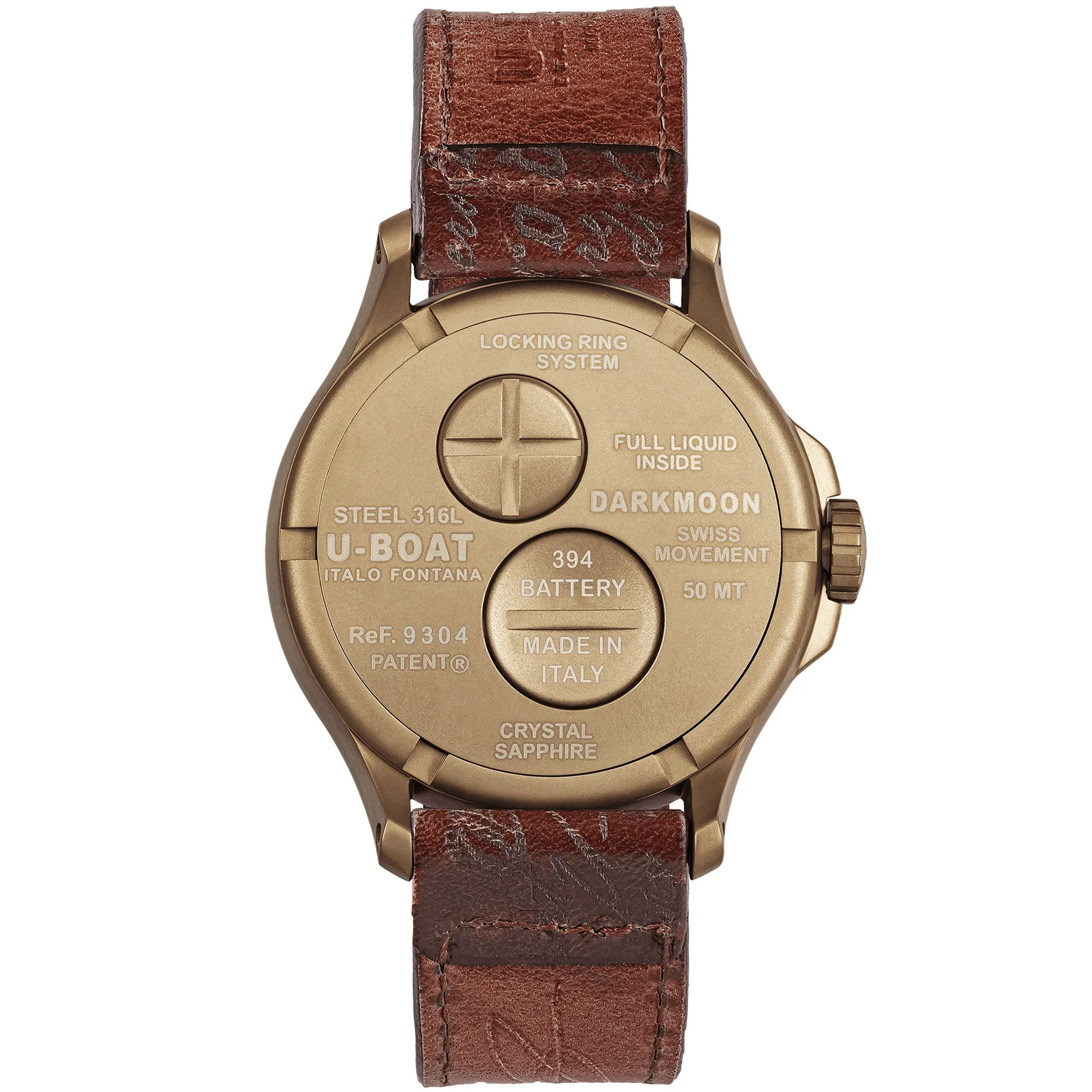 U-Boat Watch Darkmoon 40mm Black IP Bronze D sold by Jura Watches product image thumbnail 2