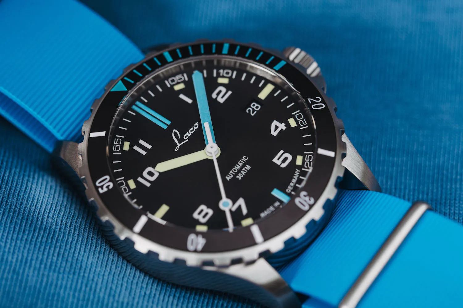 Laco Squad Atlantik 39 Rubber sold by Jura Watches product image thumbnail 2