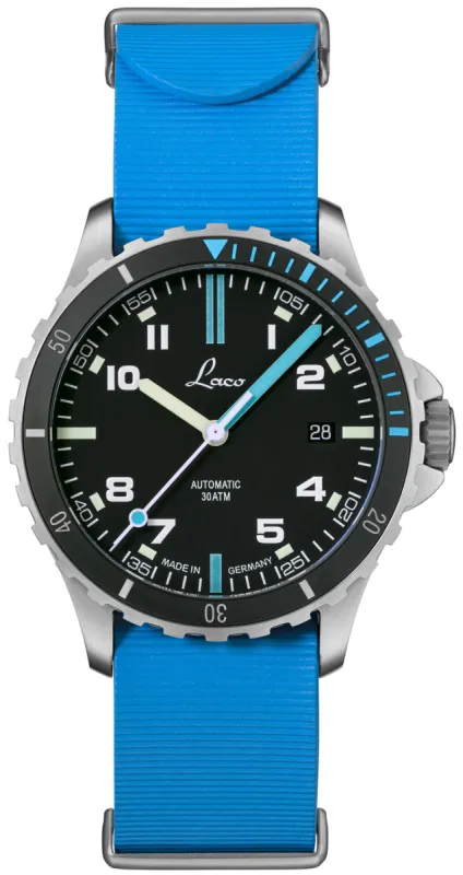 Laco Squad Atlantik 39 Rubber made by Jura Watches
