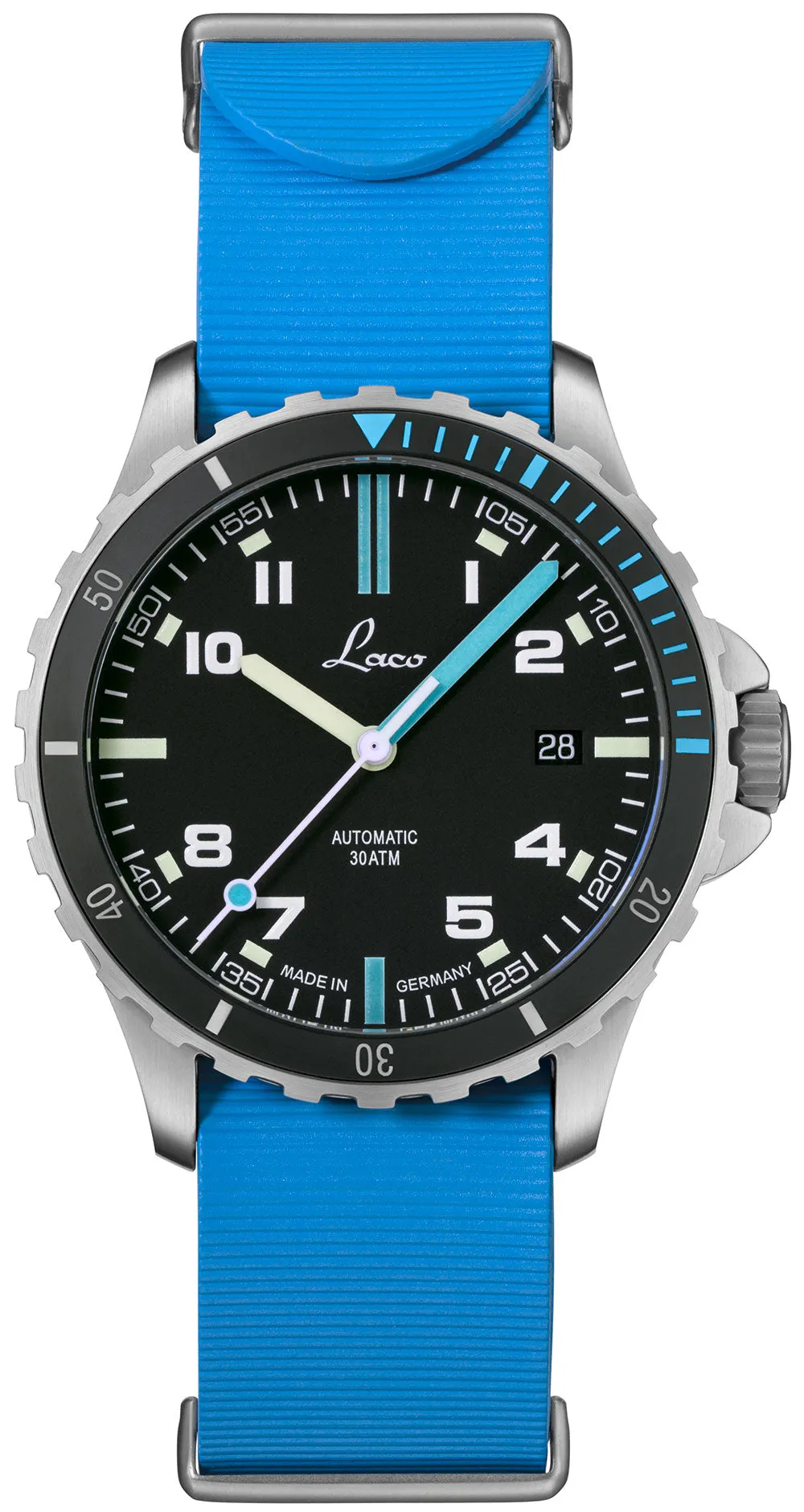 Laco Squad Atlantik 39 Rubber sold by Jura Watches