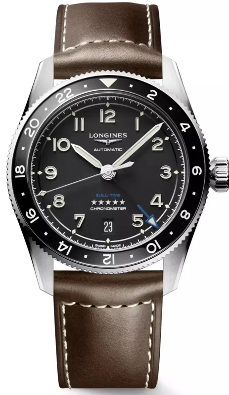 Longines Spirit Zulu Time 39 Mens Watch sold by Jura Watches