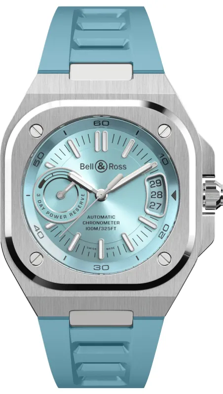 Bell & Ross BR X5 Auto IRM Ice Blue Rubber Watch sold by Jura Watches