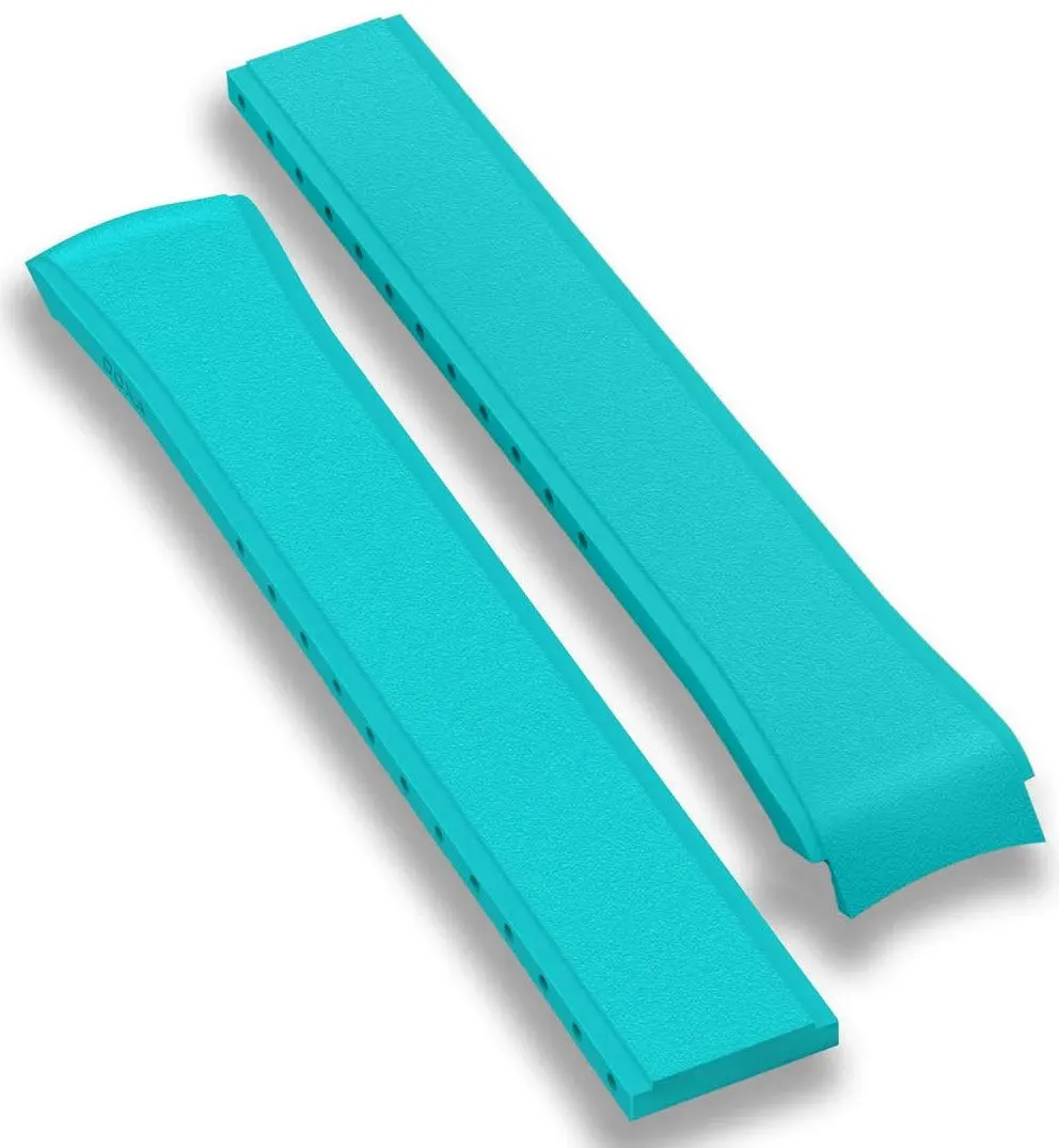 Doxa Strap SUB 300T Rubber Turquoise sold by Jura Watches