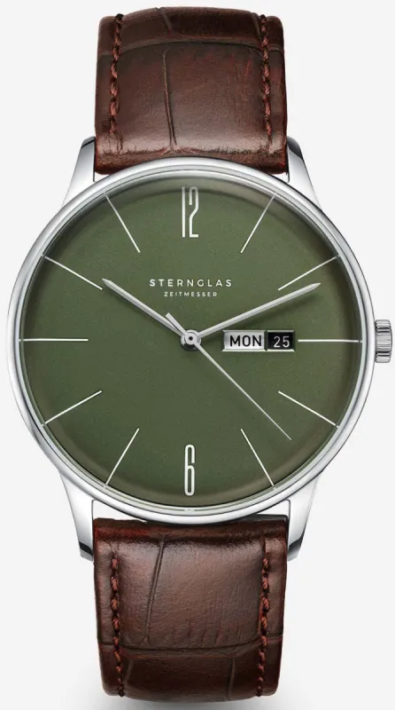 Sternglas Berlin Green Watch sold by Jura Watches