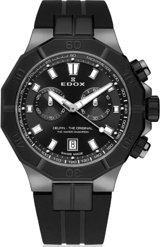 Edox Delfin The Original Chronograph Mens Watch sold by Jura Watches