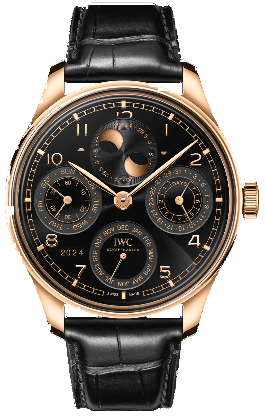 IWC Portugieser Perpetual Calendar 44 Obsidian Watch sold by Jura Watches