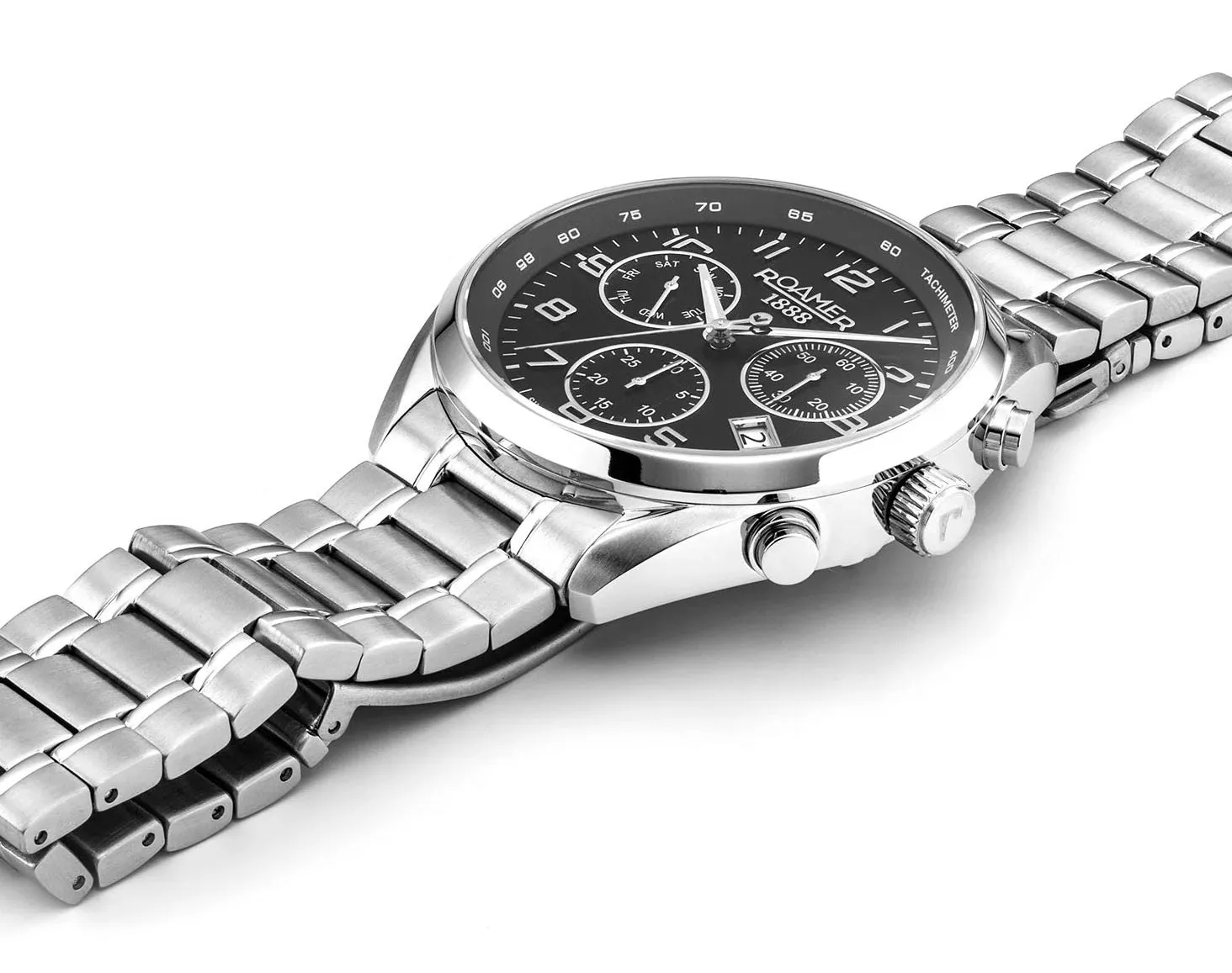 Roamer Pro Chrono Black Watch sold by Jura Watches product image thumbnail 2