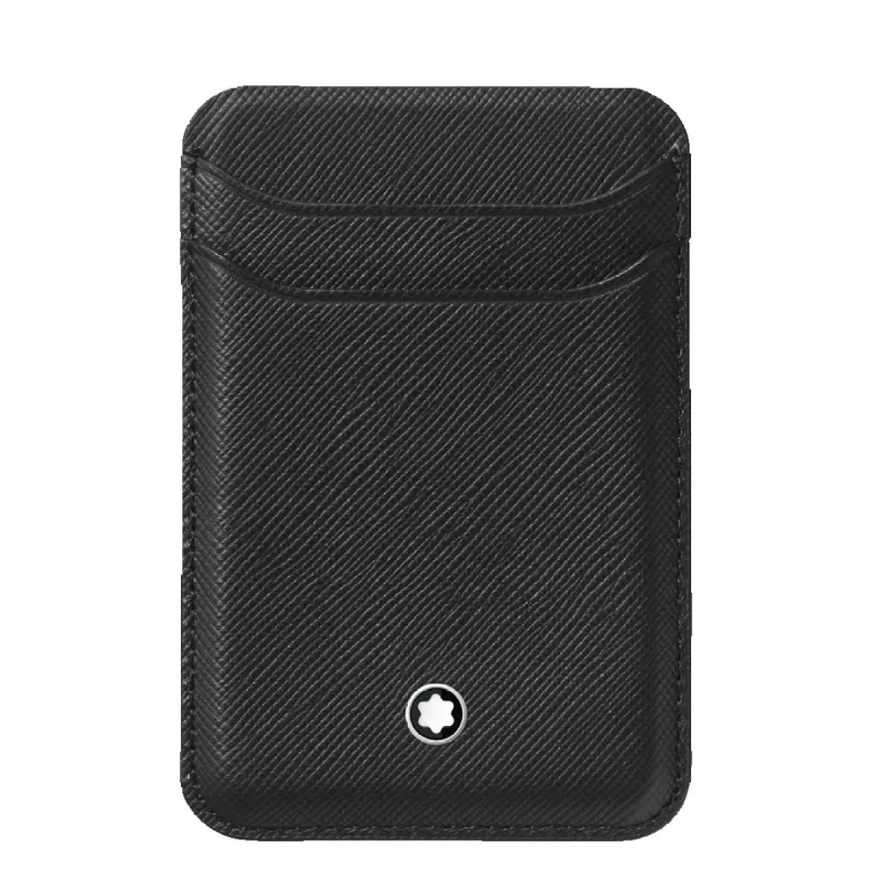 Montblanc Sartorial Card Wallet 2cc For iPhone with MagSafe Black sold by Jura Watches