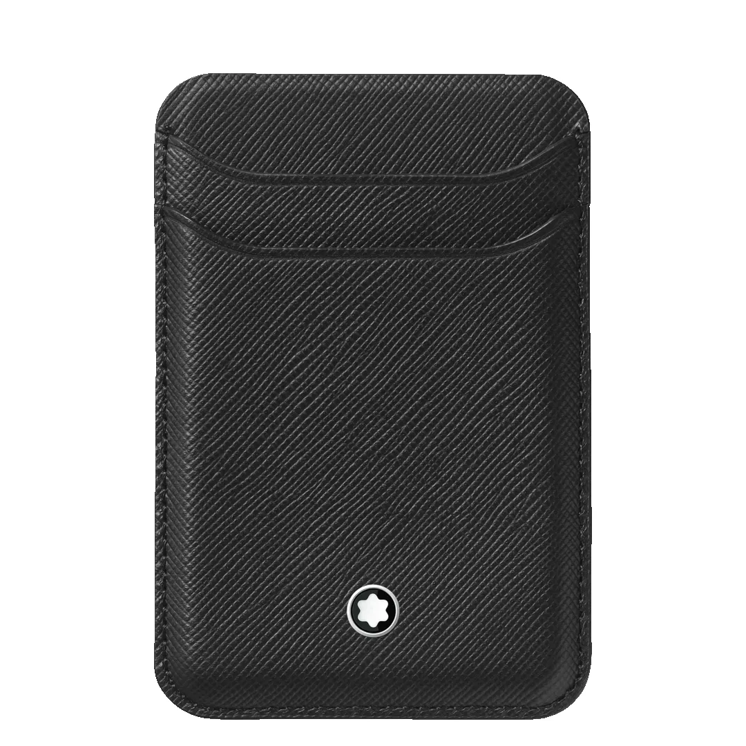 Montblanc Sartorial Card Wallet 2cc For iPhone with MagSafe Black sold by Jura Watches