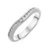 18ct White Gold 0.27ct Diamond Channel Set Wedding Half Eternity Ring D sold by Jura Watches