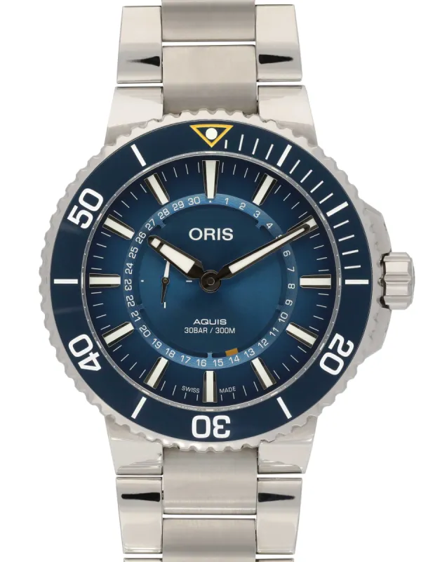 Pre-Owned Oris Aquis Great Barrier Reef III Limited Edition Mens Watch made by Jura Watches