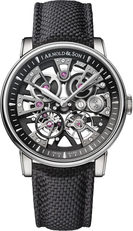Arnold & Son Nebula 41.5 Steel Watch made by Jura Watches